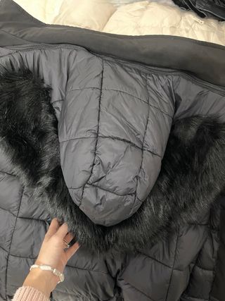 parka da donna nero, marca MLFML Malefemale