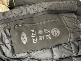 parka da donna nero, marca MLFML Malefemale