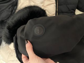 parka da donna nero, marca MLFML Malefemale