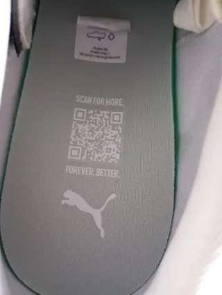 Zapatillas Puma Hombre Blancas y Negras