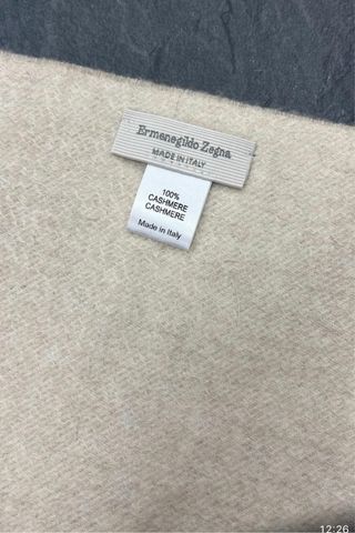 Sciarpa Zegna 100% Cashmere Beige 194x36