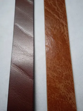 Coppia Cinture Uomo Pelle Marrone