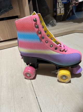 Patines 4 Ruedas Arcoíris