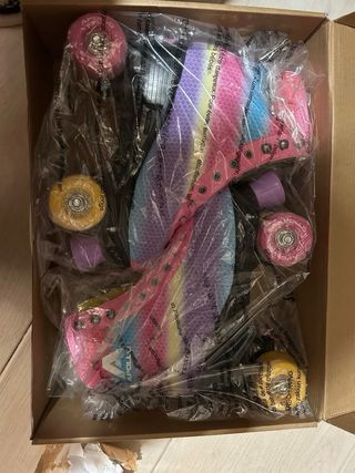 Patines 4 Ruedas Arcoíris