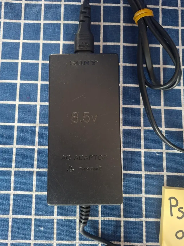 PS2 SLIM ORIGINAL CARGADOR ENCHUFE OFICIAL