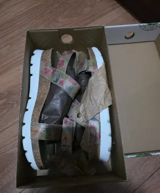 Sandalias Panama Jack Talla 41 Flores