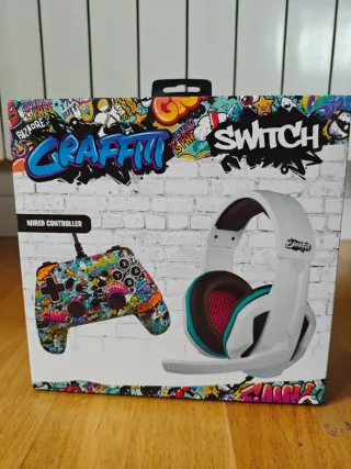 Auricolari e Mando Graffiti per Nintendo Switch
