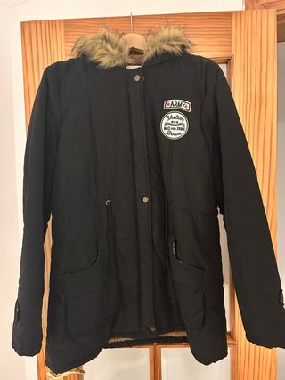 Parka negra mujer