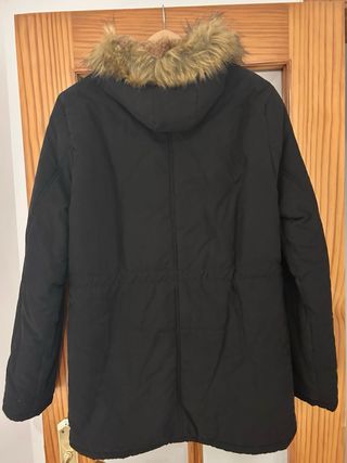 Parka negra mujer