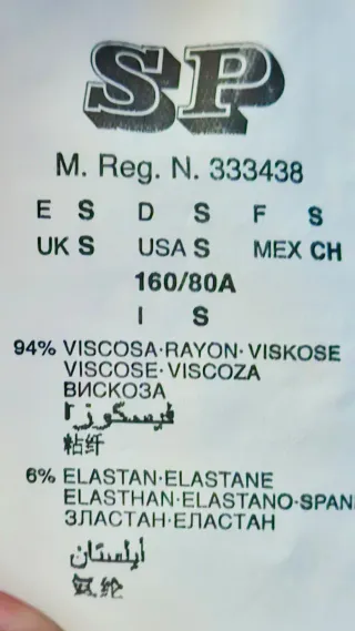 Abito Motivi viscosa manica lunga tg. S