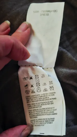 Abito Motivi viscosa manica lunga tg. S