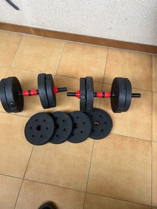 Manubri Aggiustabili 19kg - Set Completo (1.25kg)