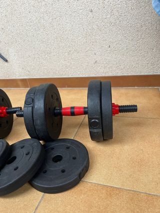 Manubri Aggiustabili 19kg - Set Completo (1.25kg)