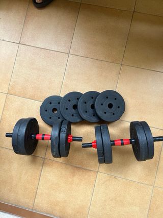 Manubri Aggiustabili 19kg - Set Completo (1.25kg)