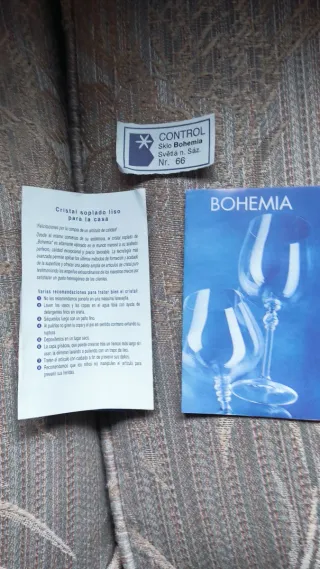 Cristalería Bohemia 48 piezas