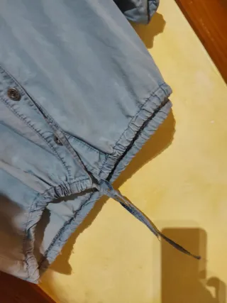 Camisa vaquera degradada con lentejuelas