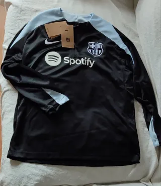 Chándal FC Barcelona Nike Spotify Negro/Azul