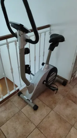 Bicicleta Estática Gris