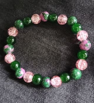 Pulsera hecha a mano buena suerte joya