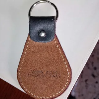 Portachiavi in vera pelle Made in Italy