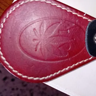 Portachiavi in vera pelle Made in Italy