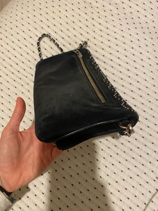 Bolso Zadig & Voltaire negro tachuelas dorado