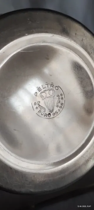 Secchiello ghiaccio metallo /argento