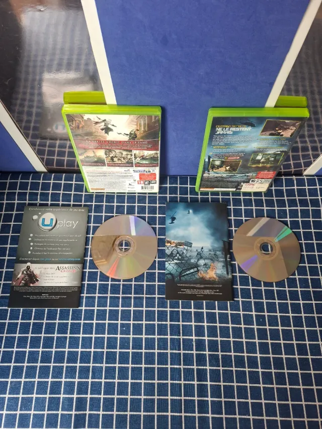 XBOX360 ASSASSINS + BLACK SITE ORIGINAL COMPLETO