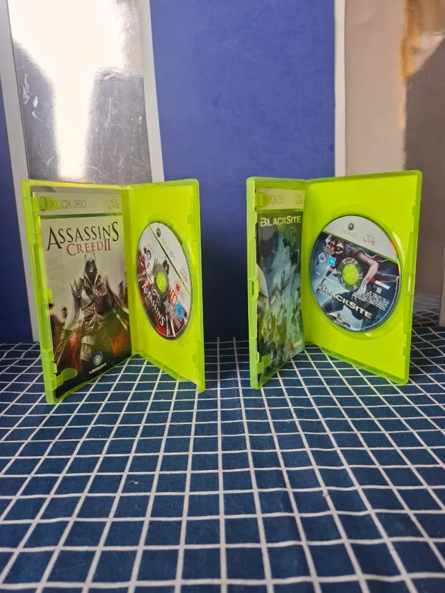 XBOX360 ASSASSINS + BLACK SITE ORIGINAL COMPLETO