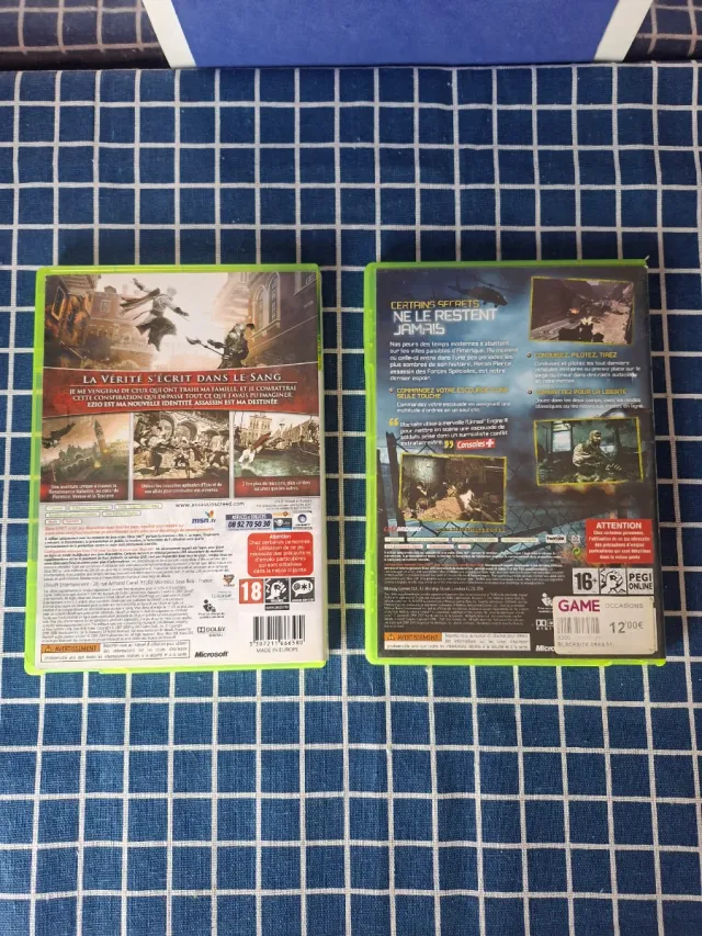 XBOX360 ASSASSINS + BLACK SITE ORIGINAL COMPLETO