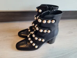 Botines Uterqüe  Perlas T38