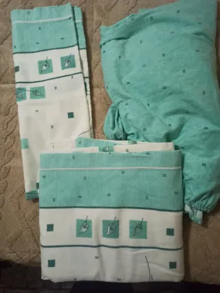 Juego sábanas franela cama 90