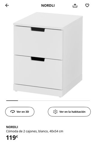 Cama IKEA MALM 140x200 con canapé abatible