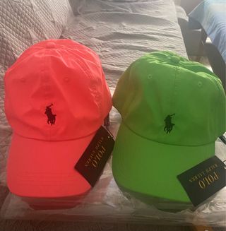 Gorra Polo Ralph Lauren Fucsia Y Verde