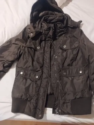 Anorak mujer marrón