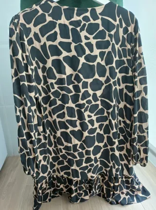 Vestido animal print