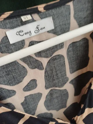 Vestido animal print