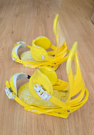 Fijaciones Burton Cartel Amarillas