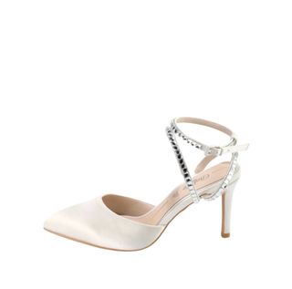 Zapatos de tacón Buffalo novia plateados