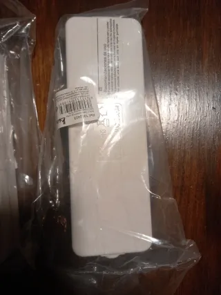 Lote 2 bases enchufe superficie de 3 tomas