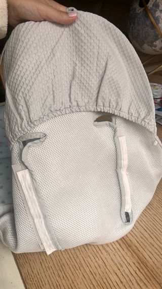 Saco silla azul y gris