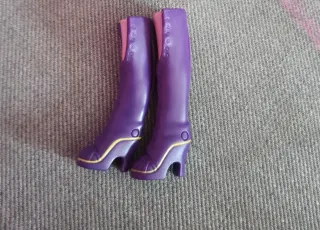 Stivali Barbie Viola con Tacco