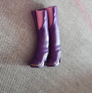 Stivali Barbie Viola con Tacco