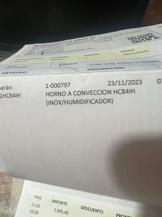 Horno Convección HC84IH Inox Humidificador