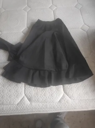 Ropa de baile flamenco manga media para niña de 8