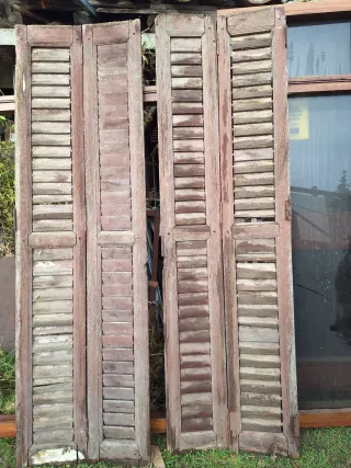 Persianas venecianas de madera para restaurar