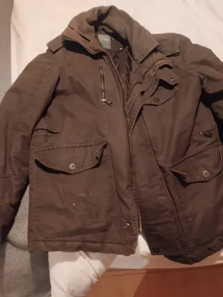 Anorak hombre marrón