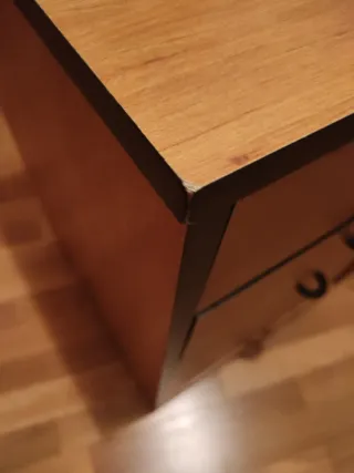 Cajonera ruedas de madera