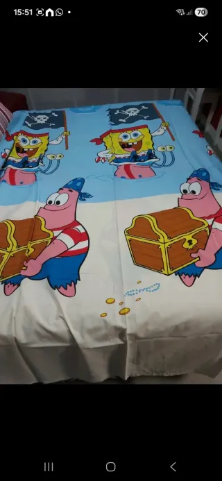 Funda Nórdica Infantil Bob Esponja Pirata