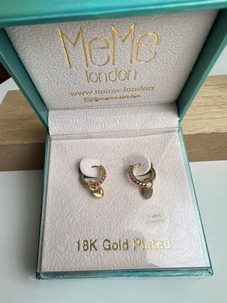 Pendientes Meme London Corazón 18K Oro